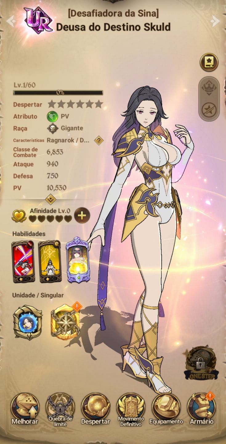 CONTAS REROLL THE SEVEN DEADLY SINS: GRAND CROSS (7DS) - PERSONAGENS