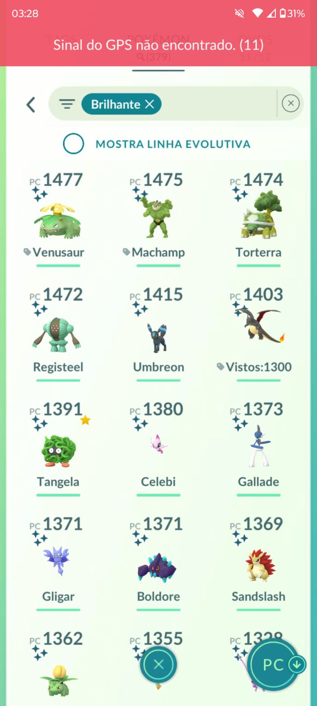 CONTA POKÉMON GO DE 2021 COM MUITOS SHINY