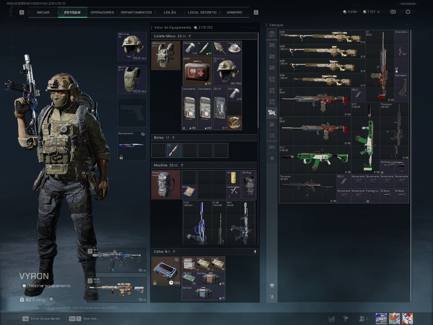 Delta Force - Conta Full TryHard + Steam | 860M | Skin Cofre 3x3 & Pinnacles
