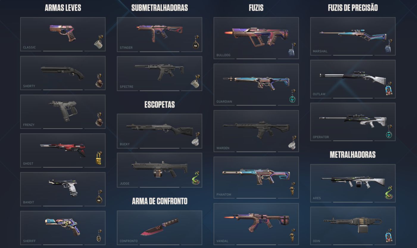 CONTA VALORANT COM SKINS PRONTA PRO COMPETITIVO