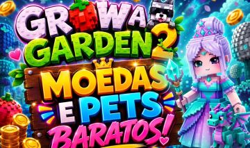 (Promoção) Grow a Garden 2/Cultive um Jardim 2 - Pets/moedas/gamepasses