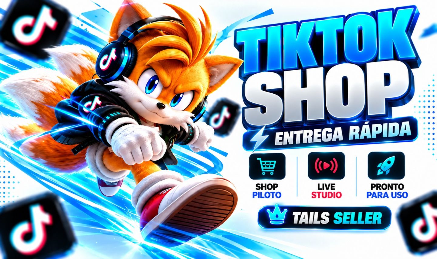 Contas TikTok Shop | Live Studio | 1K a 28K+ Seguidores