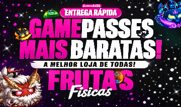 30% DESC Frutas Físicas + Game Pass Blox Fruits - Entrega Rápida +15.500 Vendas