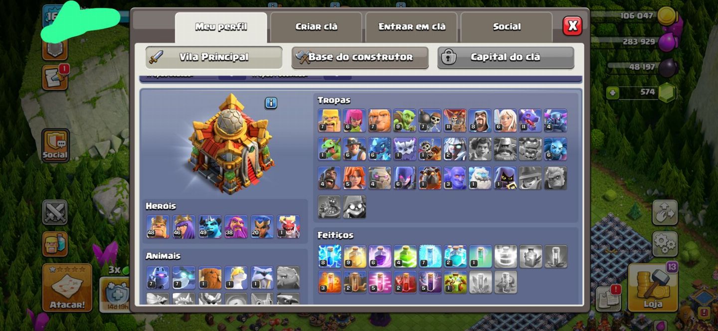 CONTA DE CLASH OF CLANS + CLASH ROYALE À VENDA