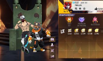 CONTA DE FREEFIRE PRIME 8 COM RAGNAROK E ANGELICAL, MAIS DE 7K GASTOS