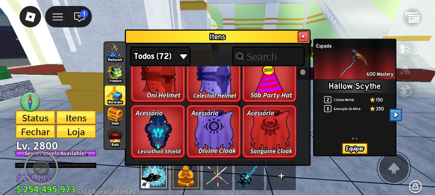 Conta Blox Fruits | Dragon Perm, Ice Perm + Todas Raças V4 Full