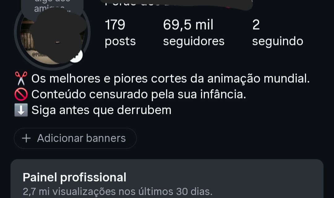 Conta Instagram 69.5K Seguidores BR