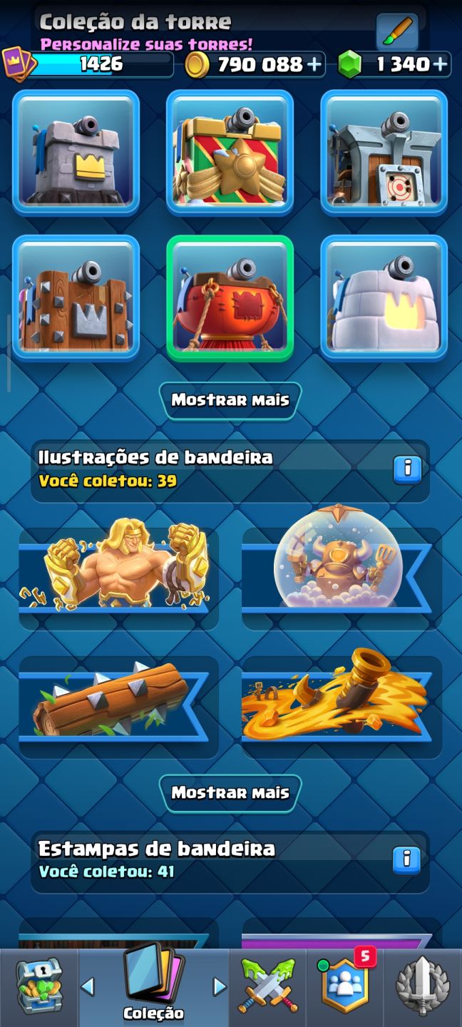 Conta Clash royale MUITO boa preço negociável