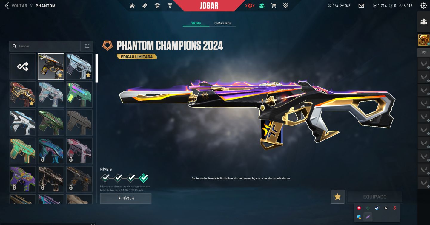 CONTA VALORANT FULL ACESSO MAIS DE 35 SKINS FULL ACESSO