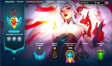 IRELIA CRIADORA LENDÁRIA + [ PLATINA COM MMR ALTÍSSIMO ] + [ SKIN JINX T1 ]d