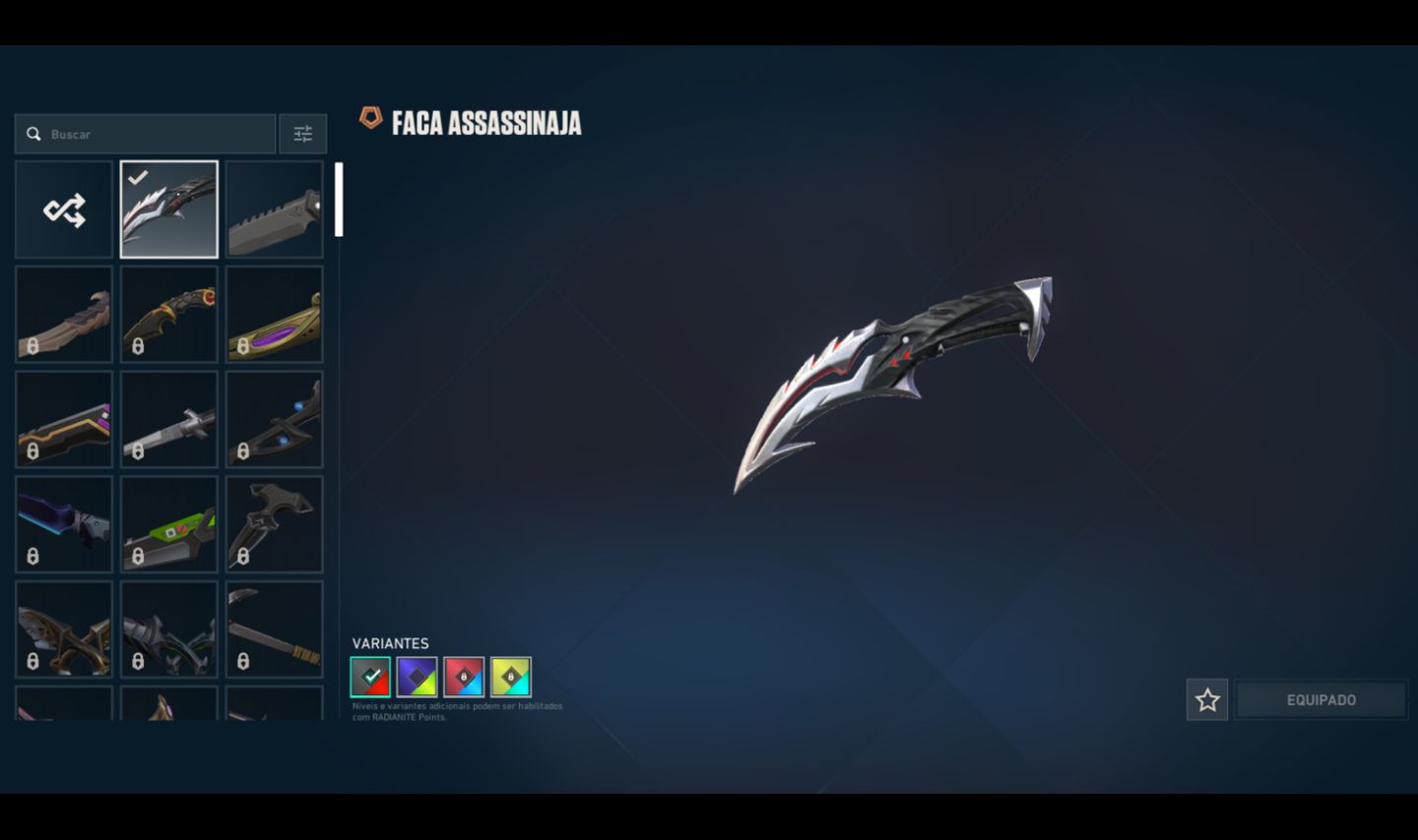 Conta FA Valorant / BASTANTE SKINS / PRATA 1