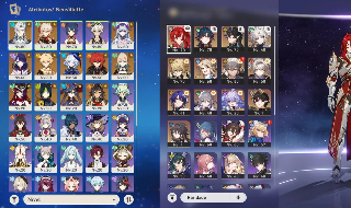 Conta Genshin AR50 + Honkai Star Rail AR59 - SEM VINCULOS