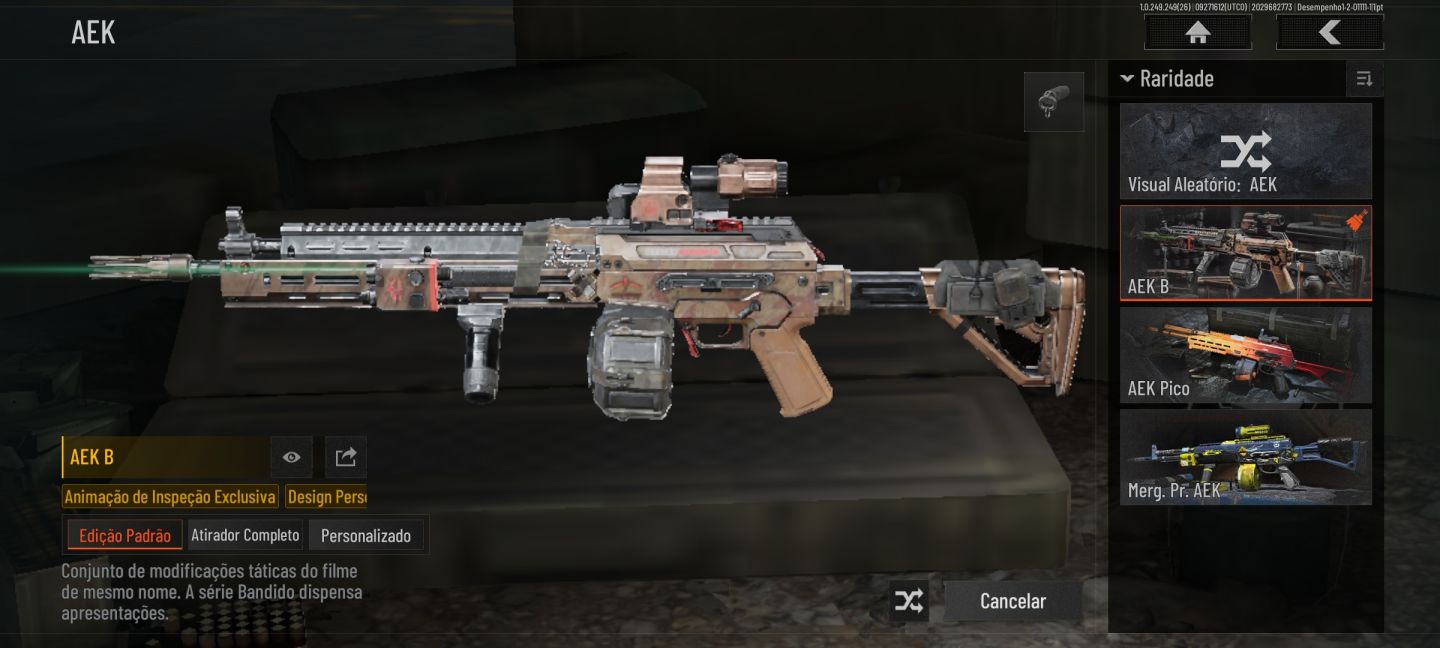 Conta Arena Breakout mobile 127m