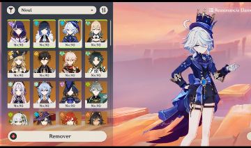 Conta Genshin Impact AR60, 64 PERSONAGENS