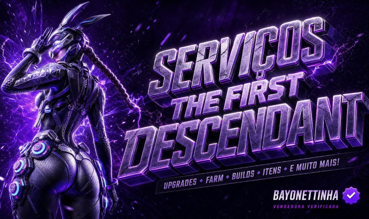 SERVIÇOS THE FIRST DESCENDANT - CARRY 100% SEGURO