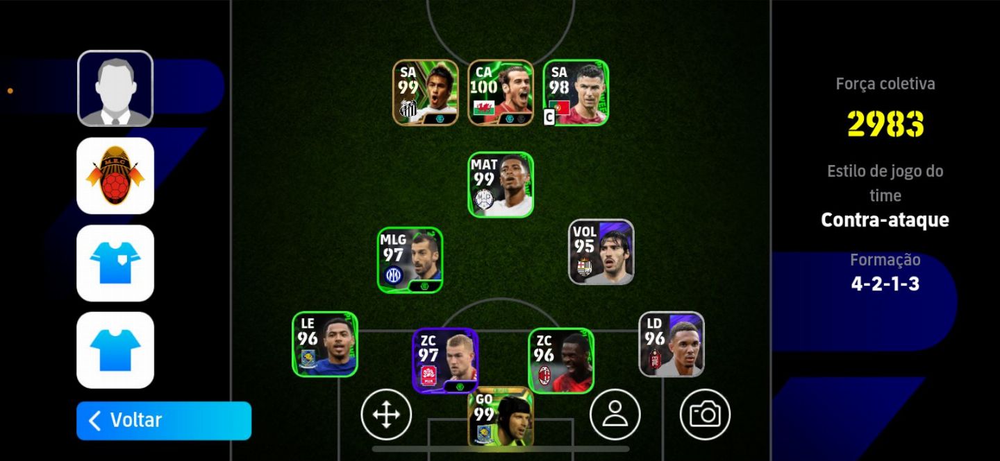 CONTA TOP DE EFOOTBALL 25 , COM BALE E VARIOS JOGADORES TOP PRA COMEÇAR