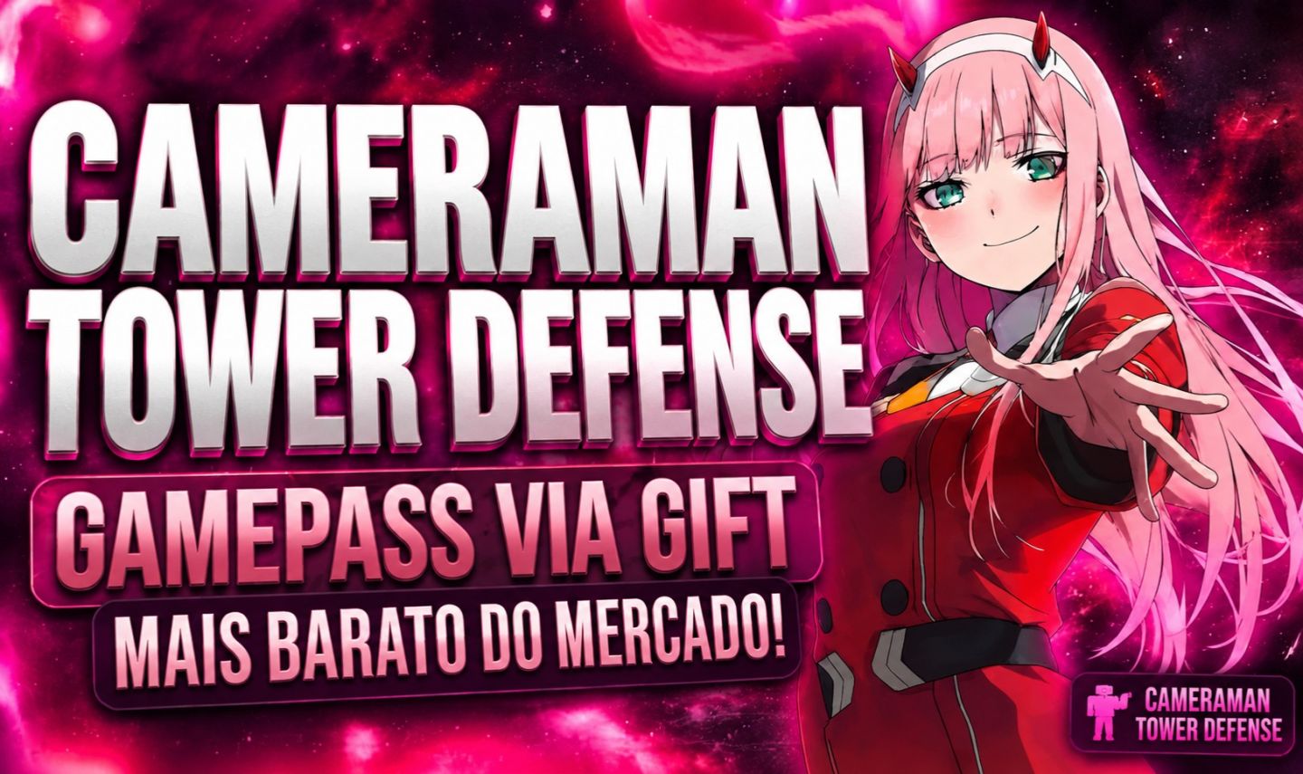 [Melhor Preço] Cameraman Tower Defense | Gamepass | itens | Tropas