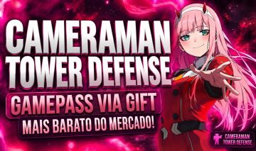 [Melhor Preço] Cameraman Tower Defense | Gamepass | itens | Tropas
