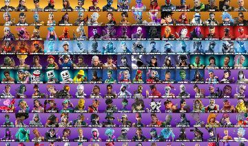 CONTA FORTNITE COM 267 SKINS