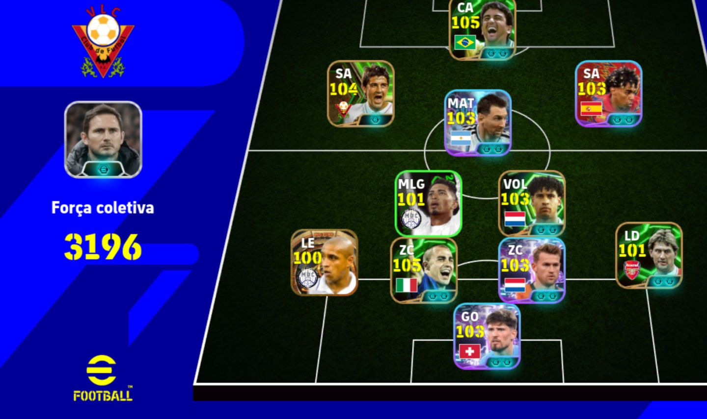 Conta de efootball braba