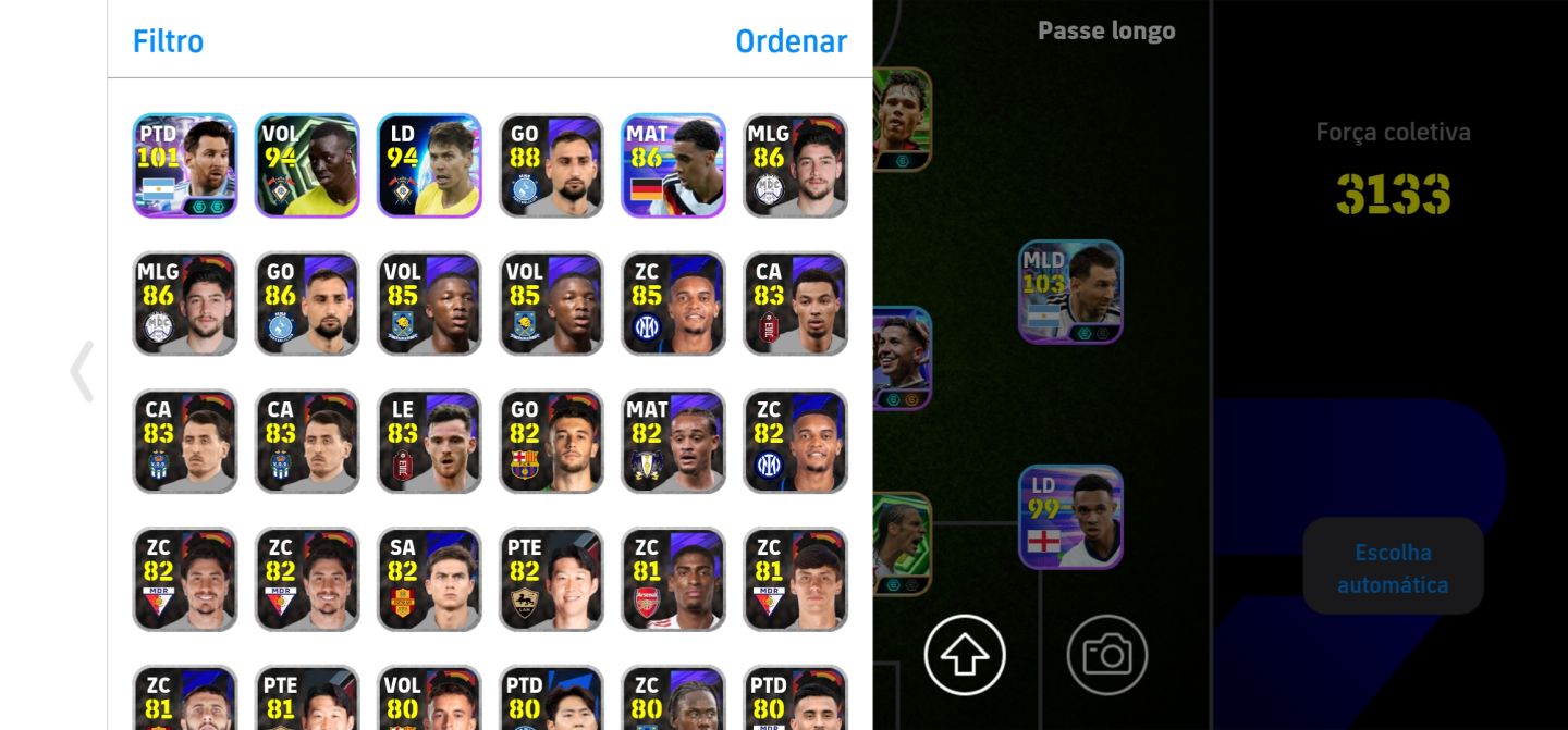 CONTA EFOOTBALL APELONA AGUERO 104+VAN BASTEN 103+JAMES 105+ENZO 105+FERNAND 103