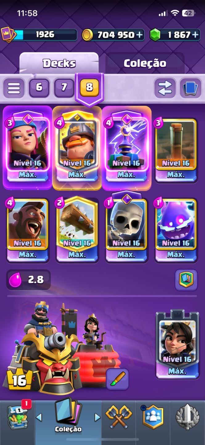 CLASH ROYALE FULL - 31 EVO - 12 HEROIS