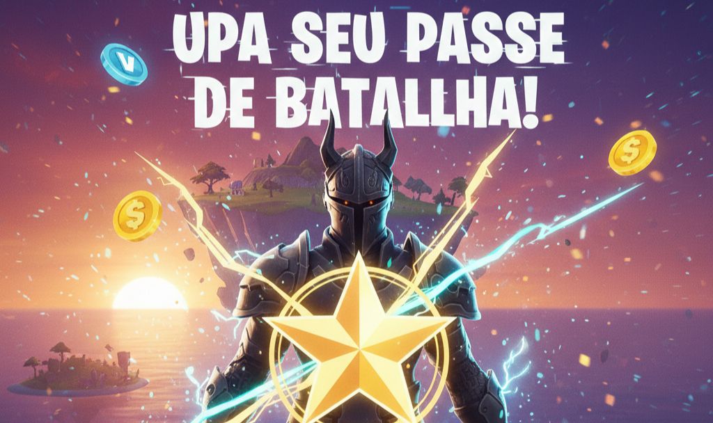 UPA NÍVEL DO PASSE DE BATALHA FORTNITE (PLAYSTATION)