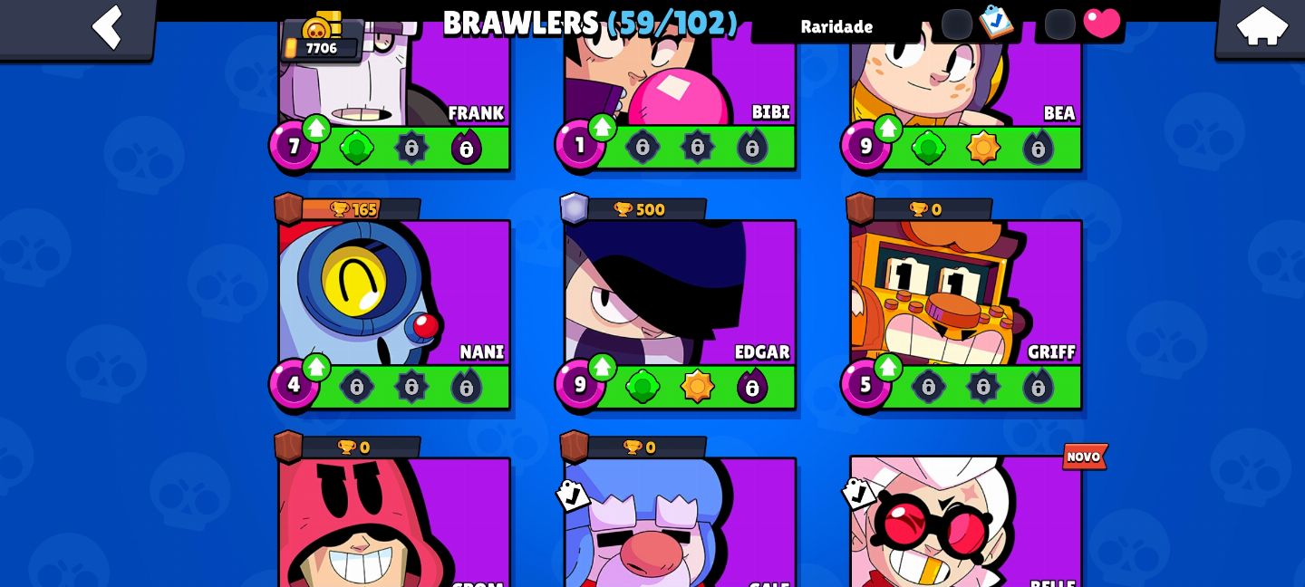 Conta de brawl stars rara