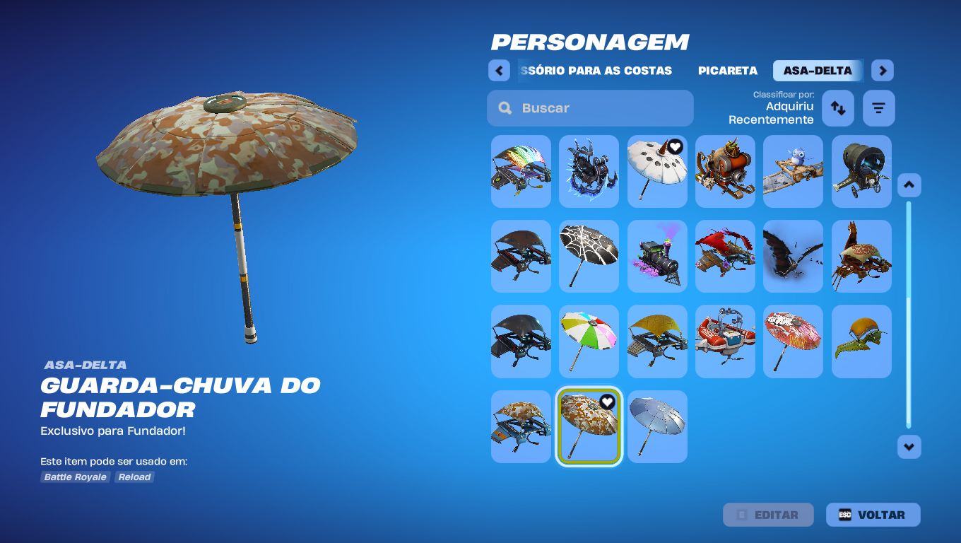 Conta Fortnite Fundador (+Salve o Mundo)