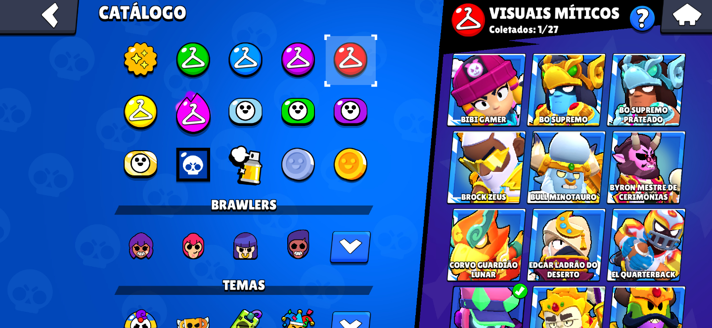 CONTA DO BRAW STARS DE 2019 HEROIS FULL!