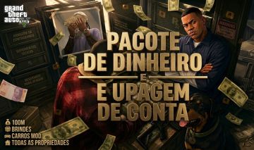 PACOTES DE DINHEIRO E UPAGEM DE CONTAS [INCLUSO BRINDES E DESBLOQUEIOS]