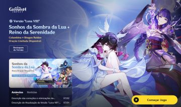 Conta genshin com 5 estrelas + AR alto