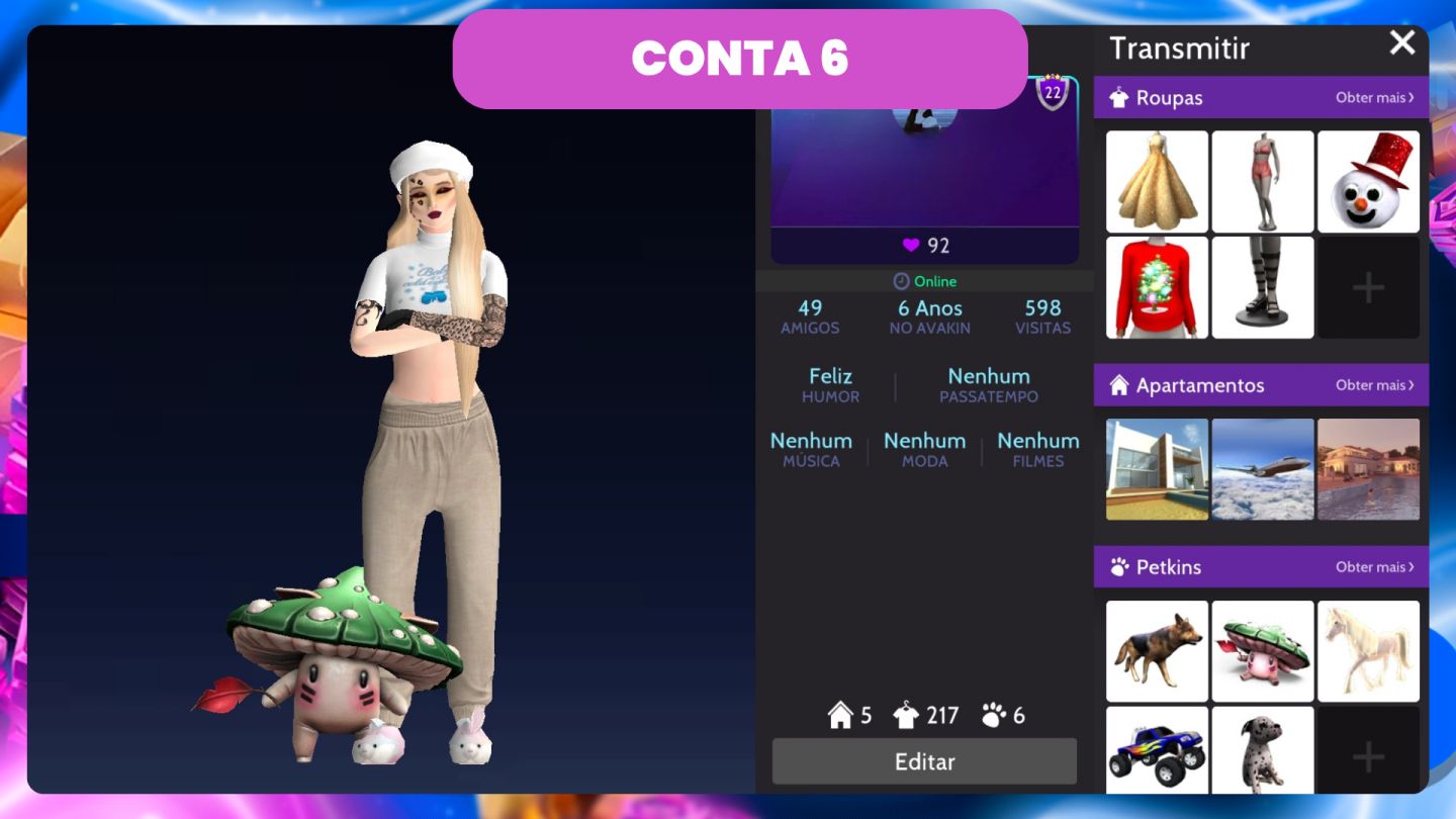 Contas Avakin Life | Melhores contas do Avakin