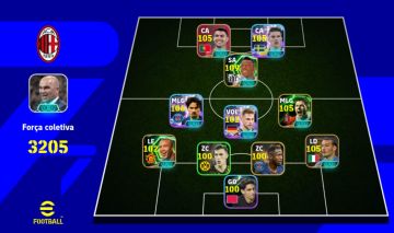 CONTA DE EFOOTBALL - PELÉ 109 + CR7 105, VITINHA 106 E GYOKERES 105