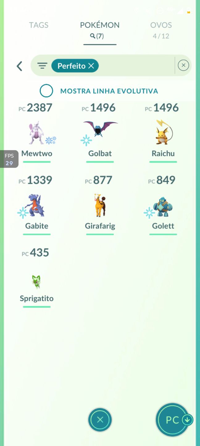 Conta pokémon go, nível 40
