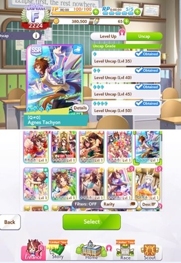 UMA MUSUME CONTAS COM CARTAS - TACHYON, KITASAN, LIGHT HELLO.