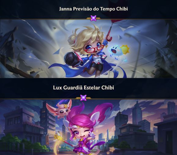 CONTAS TFT ESCOLHA SEU CHIBI