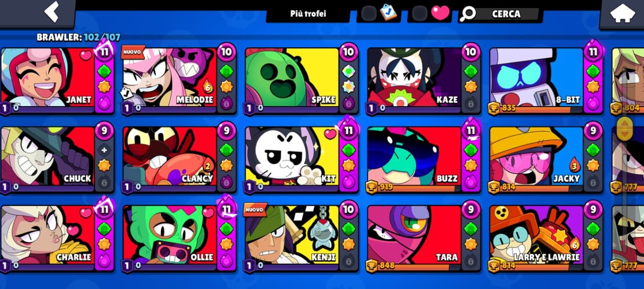 Conta Brawl Stars 73k 106 brawlers 2019