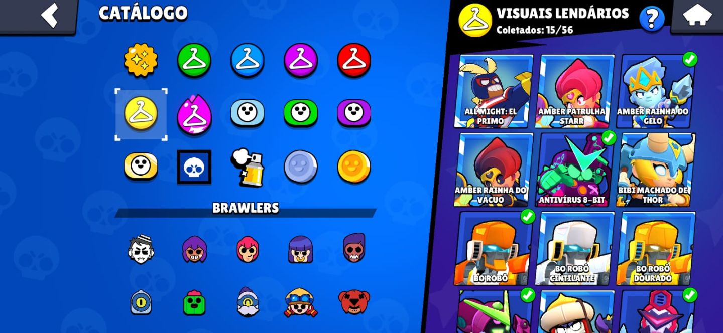 CONTA BRAWL STARS FULL BUFIES