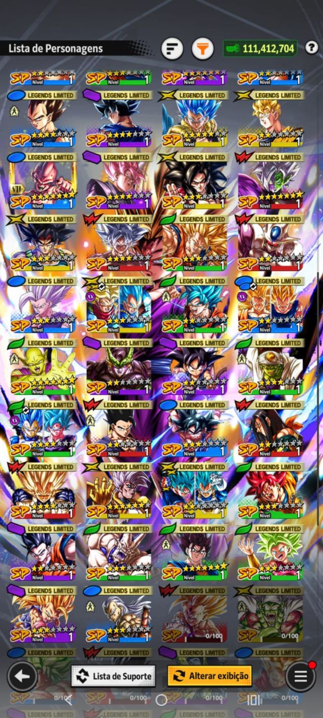 Conta Dragon Ball Legends, DBL