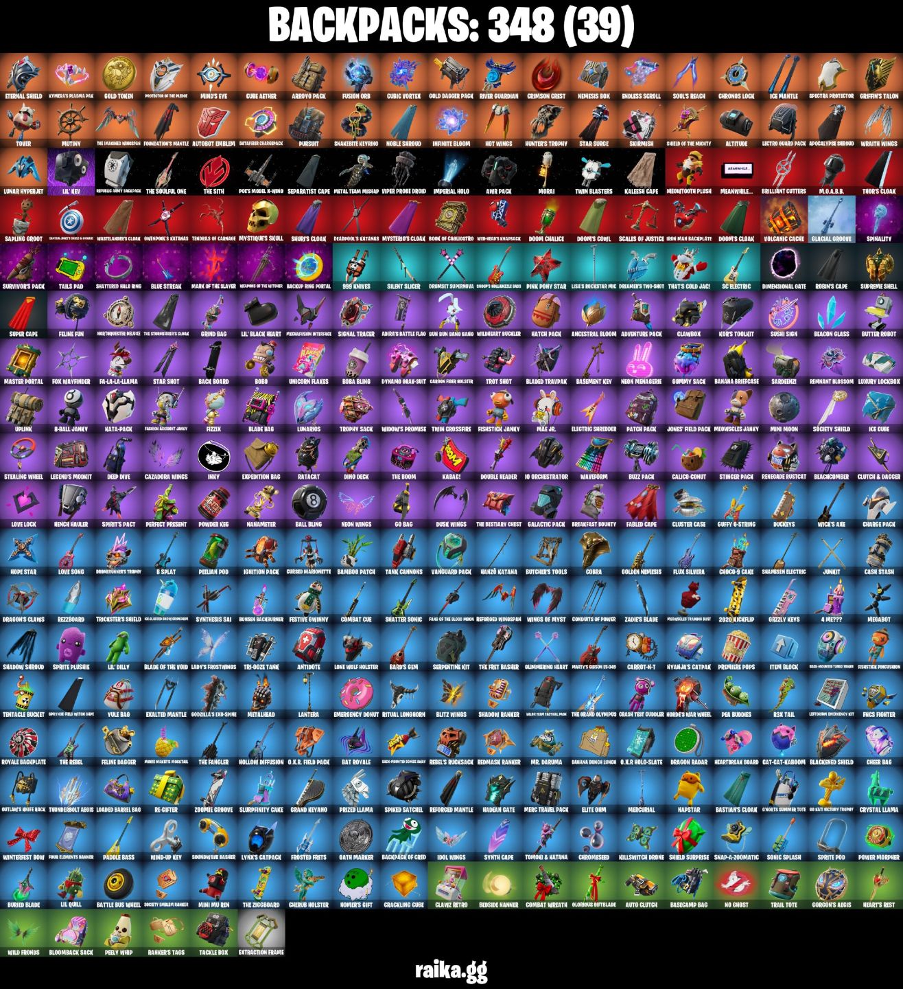280 skins | OG STW | Gold Midas Gold Meowscles | Gold Brutus