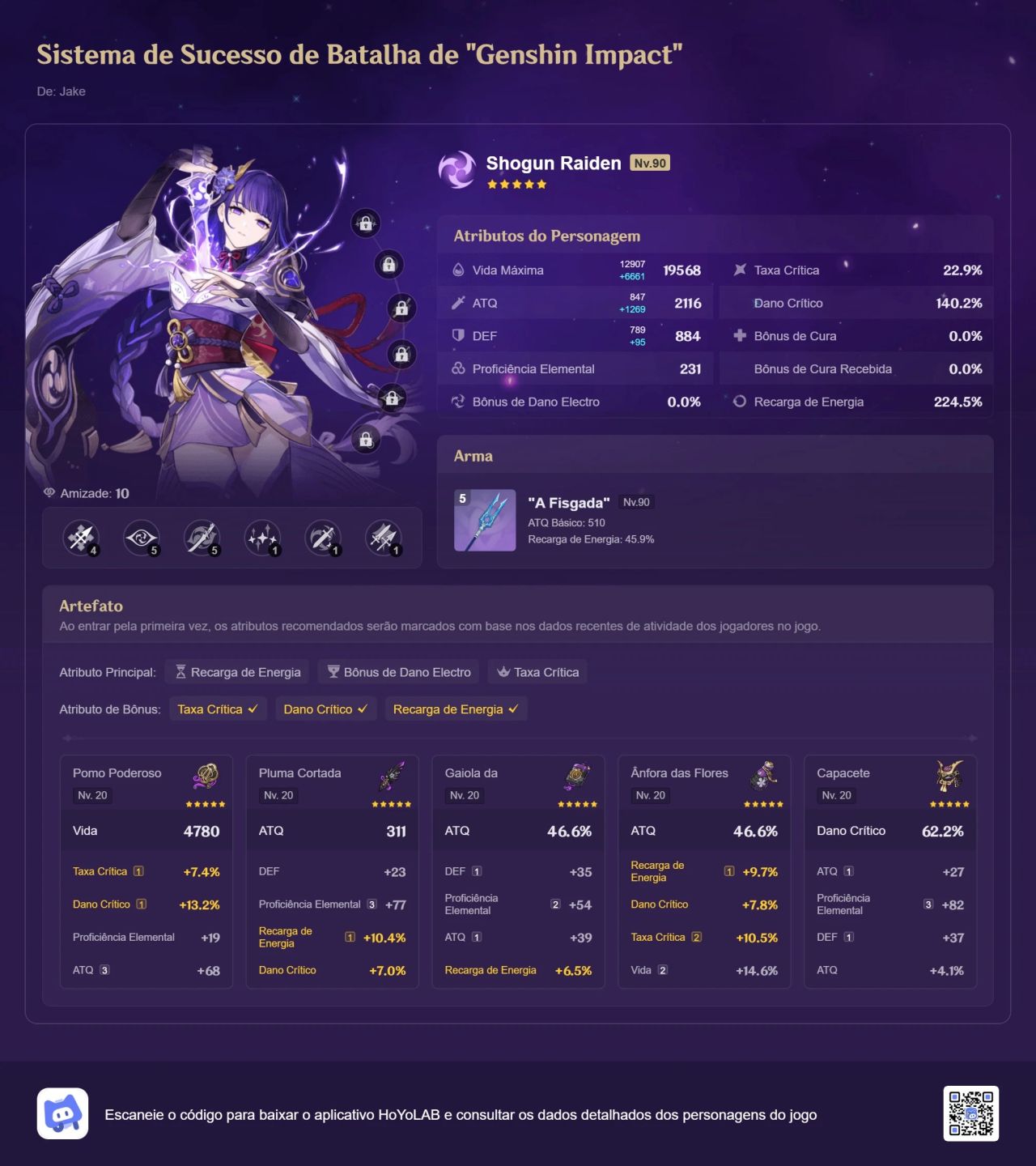 CONTA GENSHIN IMPACT - América / AR 56