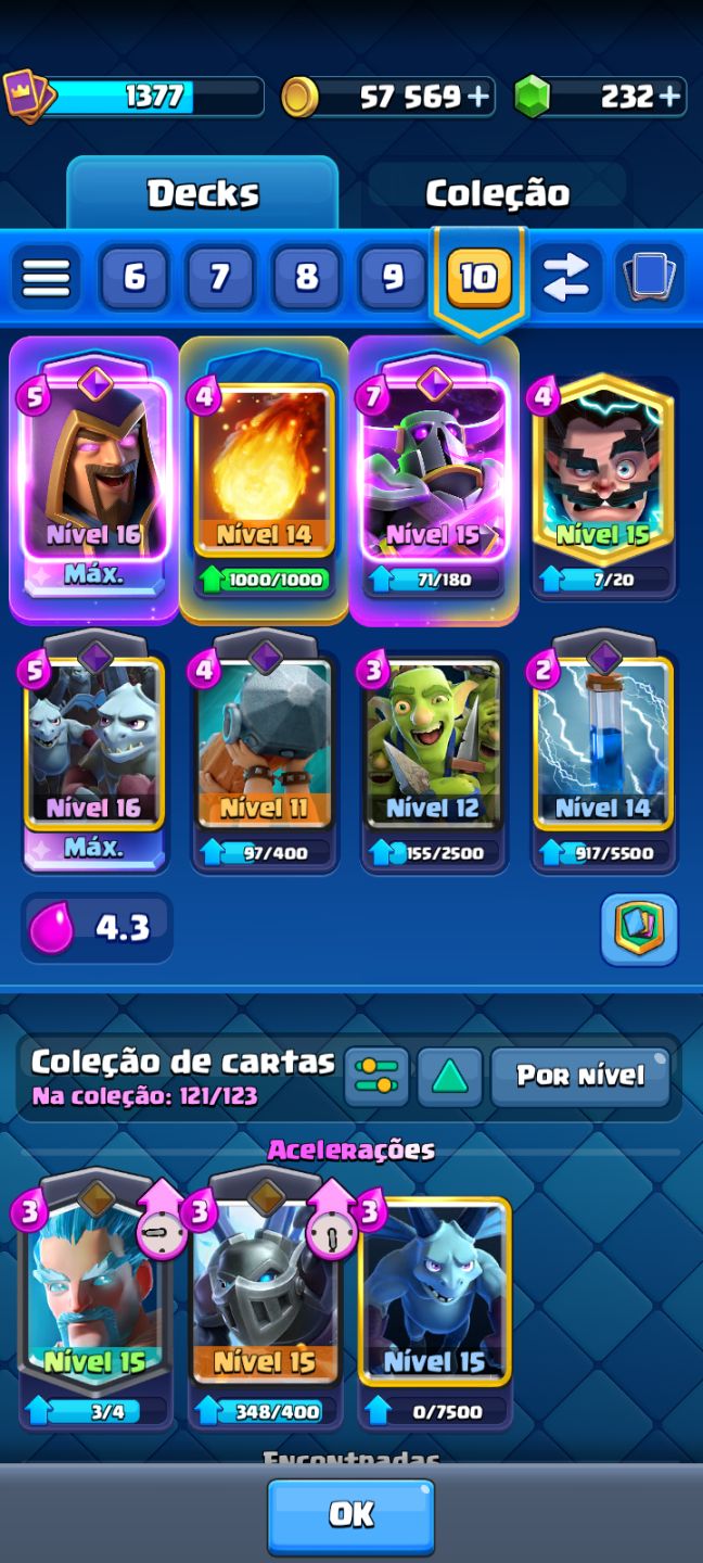 CLASH ROYALE HIGH 11.600+ TROFÉUS | MAGO E ESQUELETO G. NÍVEL 16 | CAMPEÕES TOP