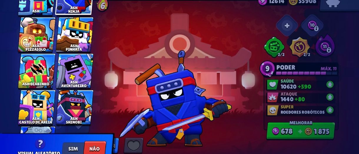 Conta de Brawl stars extremamente rara e upada.