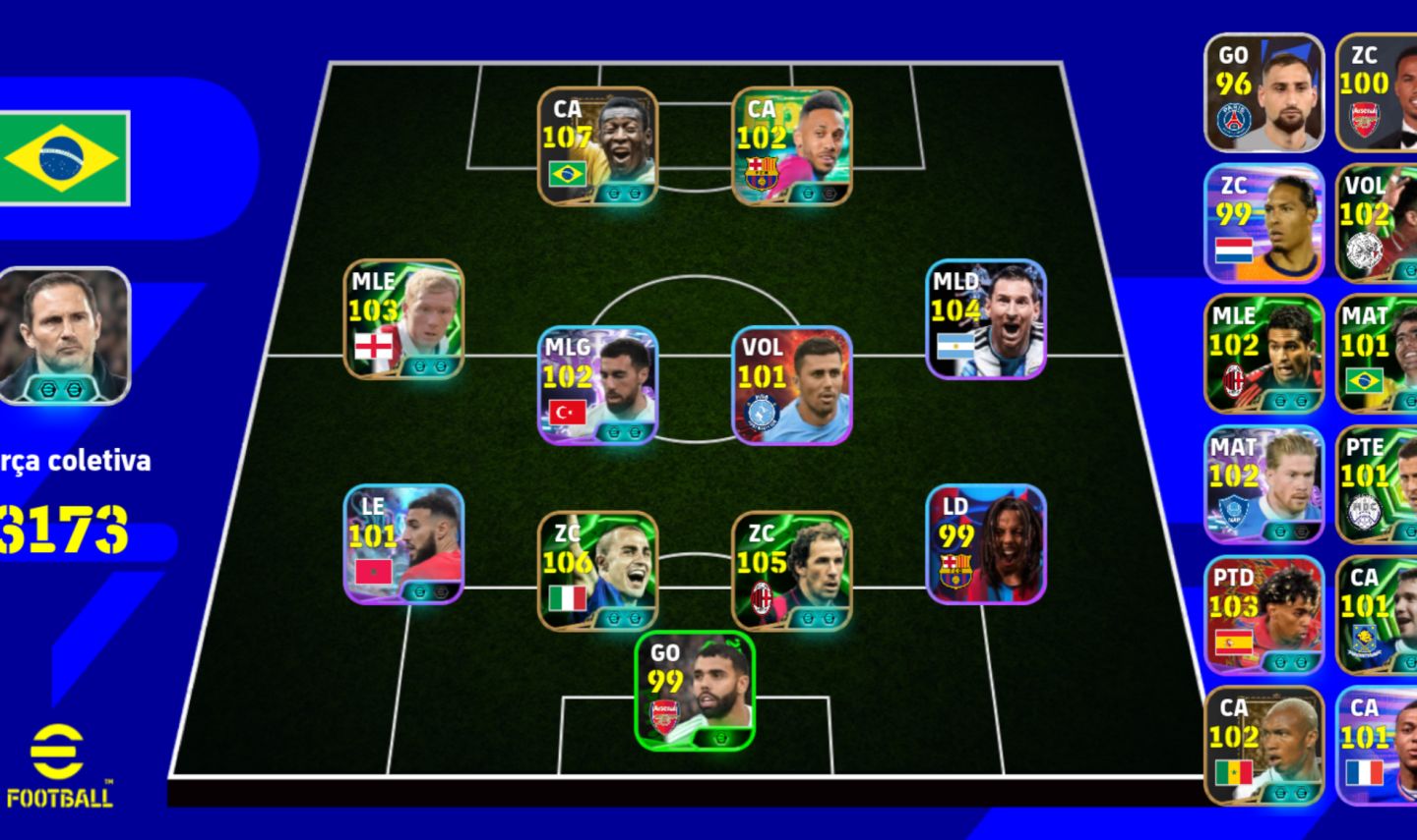 Conta Efootball boa - FC 3173 - Pelé 108 especial 30 anos