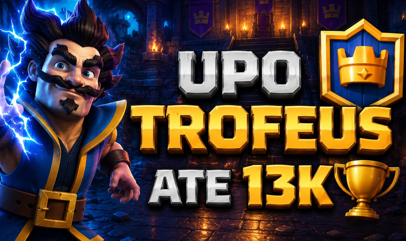 CLASH ROYALE - UPO/SUBO CONTAS [Troféus] - ELO JOB