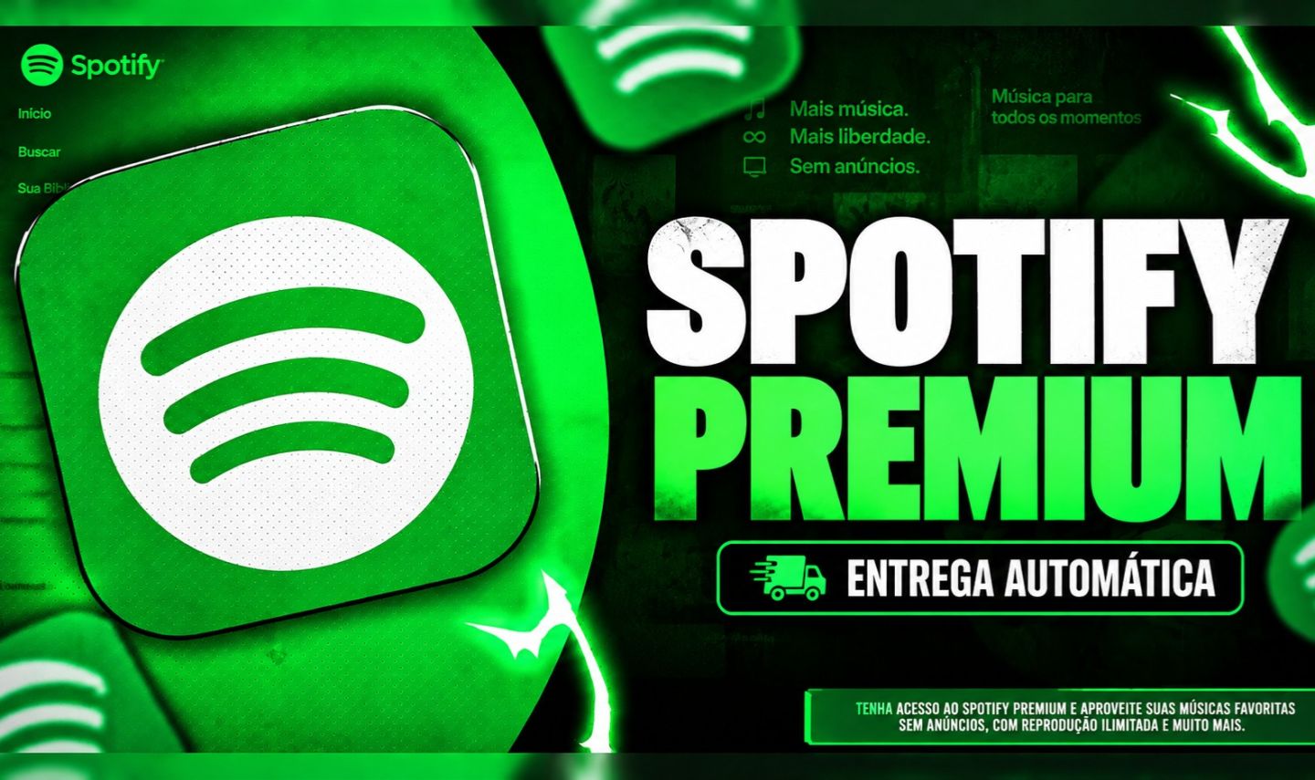 [MAIS BARATO DE TODOS] SPOTIFY PREMIUM/CONTA/MENSAL,TRIMESAL