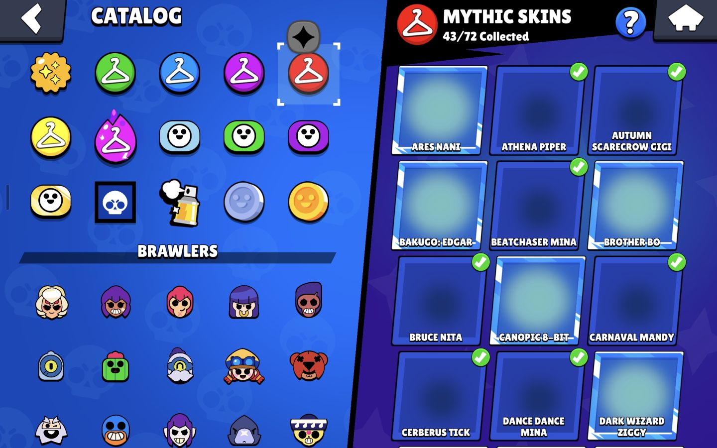 Conta Brawl stars | 89k troféus - 2019 - Skin Rei Frank vermelho + 625 skins