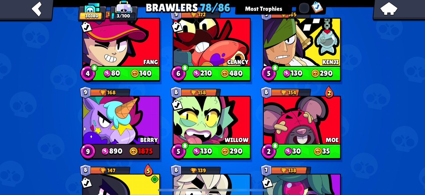 Conta de brawl stars BOA