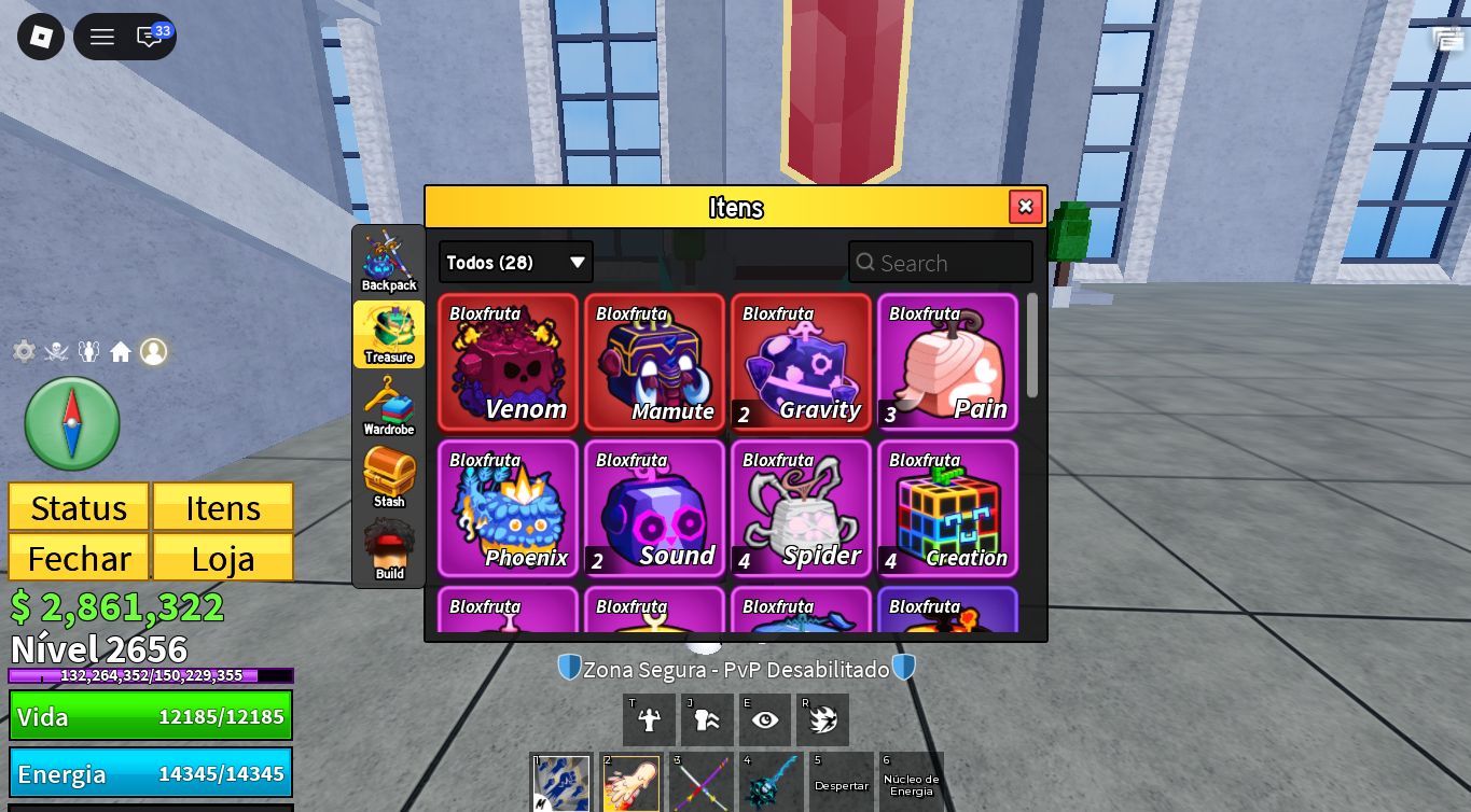 Conta Blox Fruit Full
